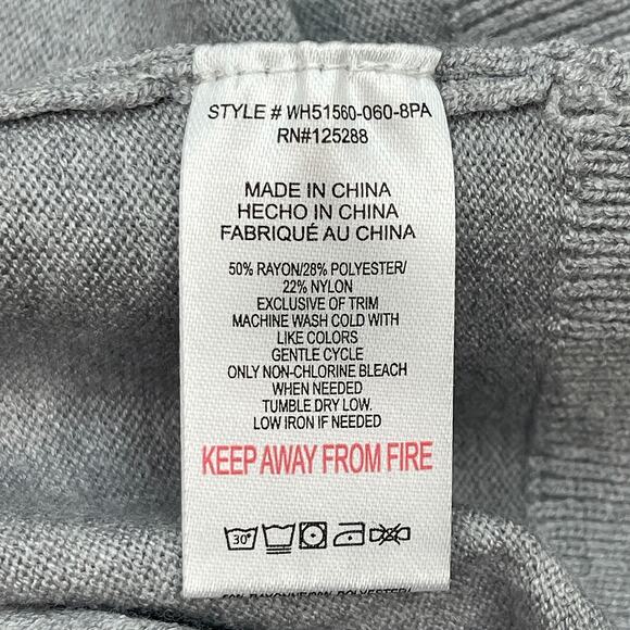 Life Is Good Crewneck Sweater Sz S New $63 Girl & Her Dog Gray Rayon Blend - Picture 7 of 9